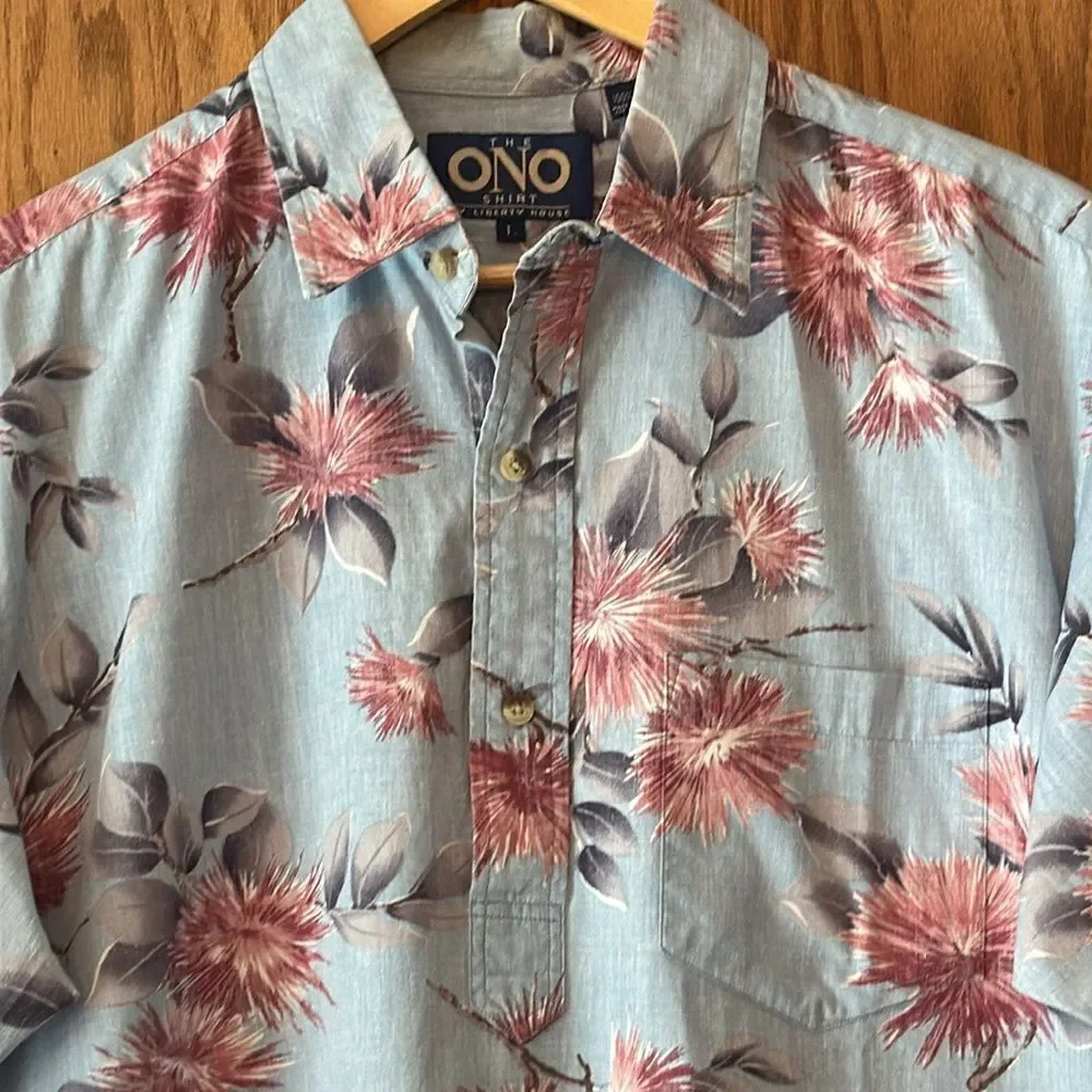 LIBERTY HOUSE The ONO Shirt Vintage Reverse Print Hawaiian Shirt